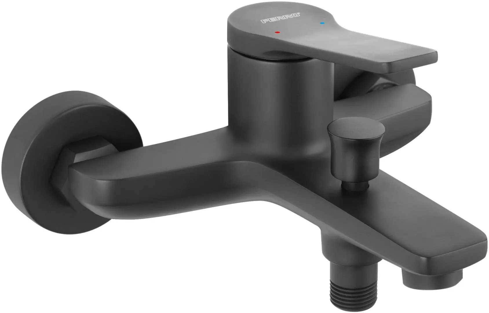 Смеситель для ванны и душа Ferro Staros BSC1BL (Black)