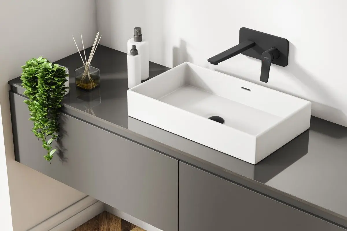 Baterie pentru lavoar Ferro Stratos BSC3PABL (Black)