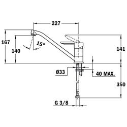 Baterie pentru chiuveta Teka ML (Chrome) Thumb