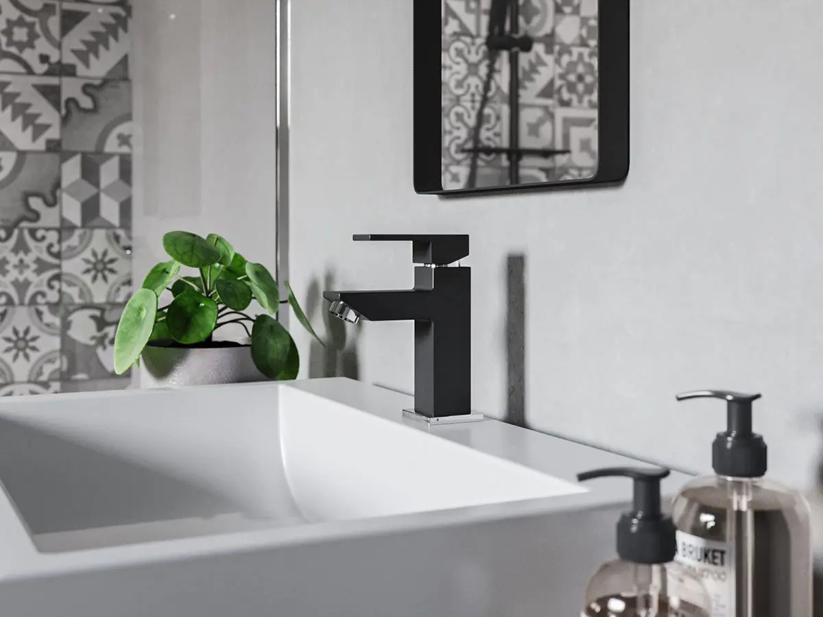 Baterie pentru lavoar Ferro Zicco BZI2BL (Black)