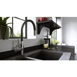 Baterie pentru chiuveta Ferro Zumba BZA4B (Black/Chrome) Thumb