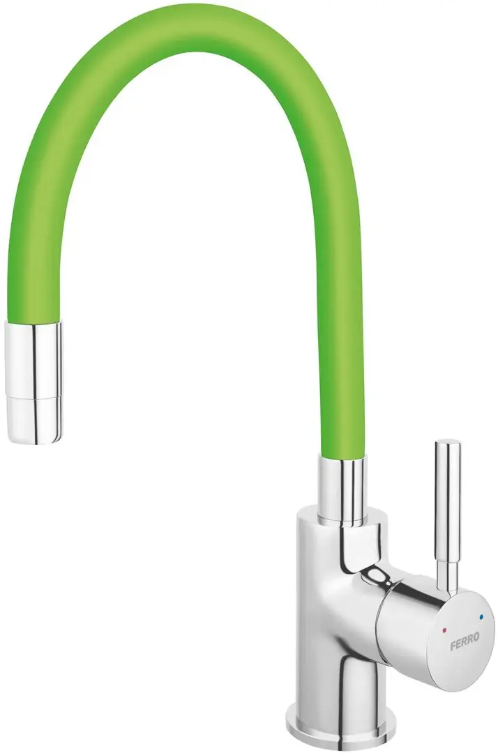 Baterie pentru chiuveta Ferro Zumba BZA4G (Green/Chrome)