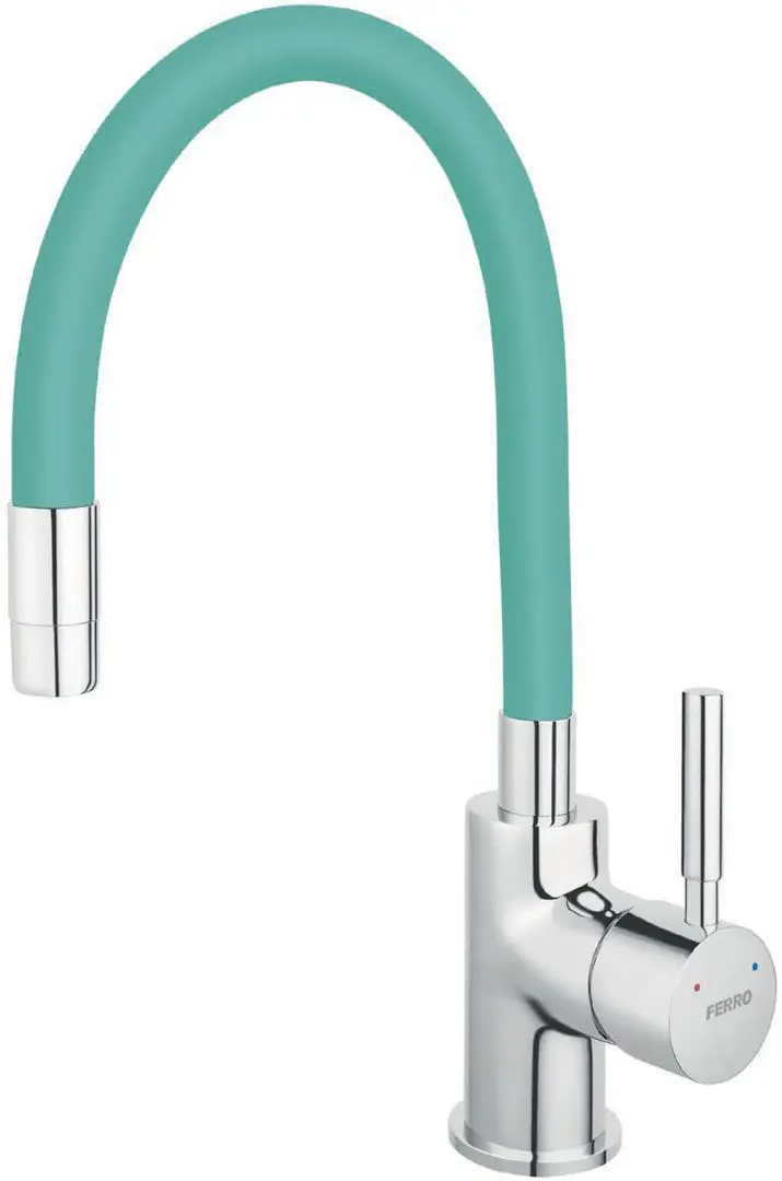 Смеситель для мойки Ferro Zumba BZA4M (Mint/Chrome)