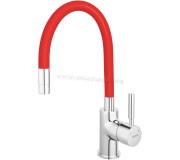 Baterie pentru chiuveta Ferro Zumba BZA4R (Red/Chrome)