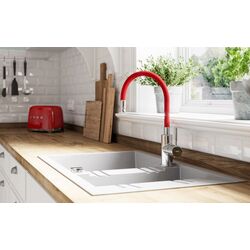 Baterie pentru chiuveta Ferro Zumba BZA4R (Red/Chrome) Thumb