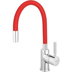 Baterie pentru chiuveta Ferro Zumba BZA4R (Red/Chrome)