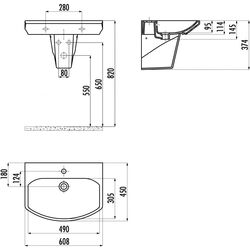 Lavoar Creavit Sorti SR060.000/SR260.00 (White) Thumb