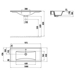 Умывальник Creavit Su SU100.000 (White) Thumb