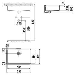 Умывальник Creavit TP738.000 (White) Thumb