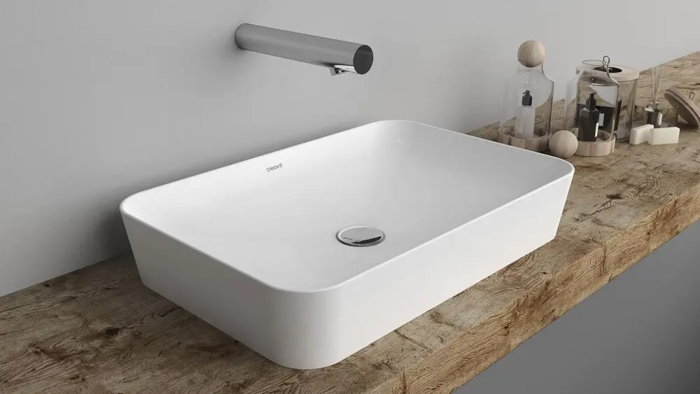 Умывальник Creavit Ultra UL060.00MB00E (Pearl White Matt)