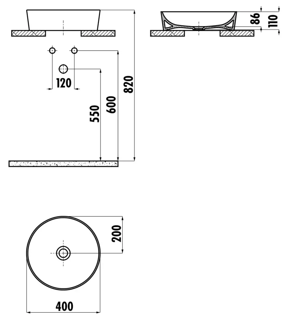 Lavoar Creavit Ultra UL140.00CB00E (White)