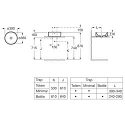 Lavoar Roca The Gap Round A3270MJ000 (White) Thumb