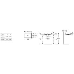 Умывальник Roca The Gap A3270Y2000 (White) Thumb