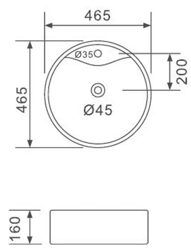 Умывальник Gappo GT107 (White)