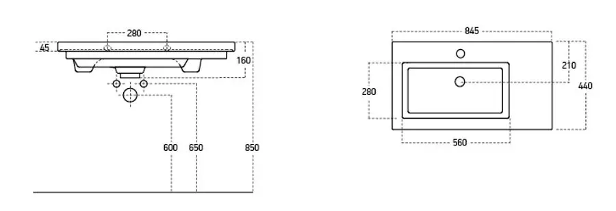 Lavoar Sanovit Isik 850x440 (White)