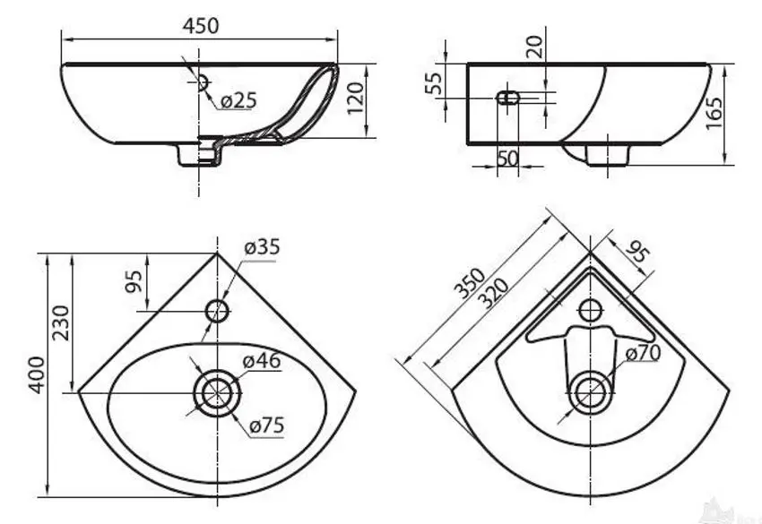 Умывальник Kolo Runa L82735 (White)