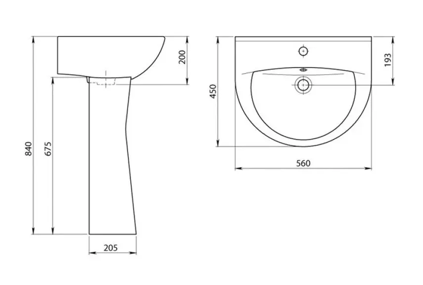 Умывальник Santeri Виктория - 2