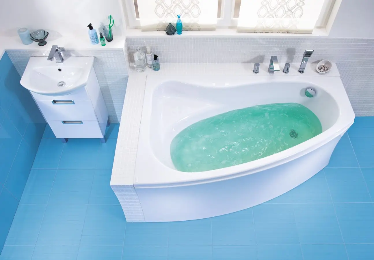 Сadă de baie din acril Cersanit Sicilia 160х100 Left (White)