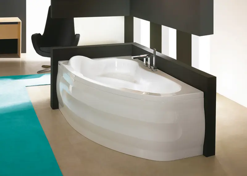 Cada de baie din acril Sanplast Comfort WAL/CO 160x100+ST5 Left (White)