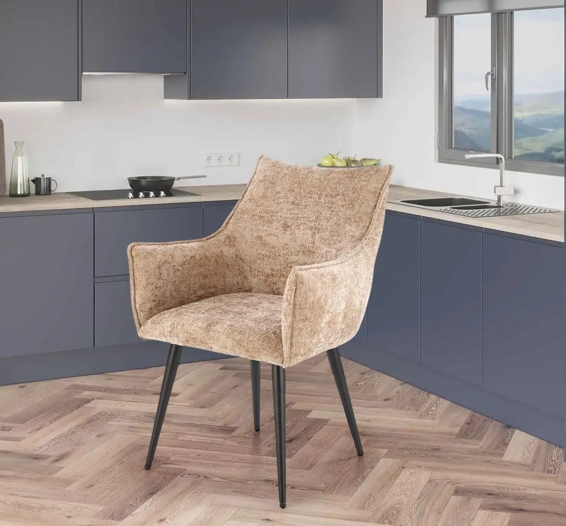 Scaun Halmar K559 (Beige/Black)