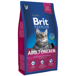 Hrana pentru pisici Brit Premium Cat Adult Chicken (8kg)