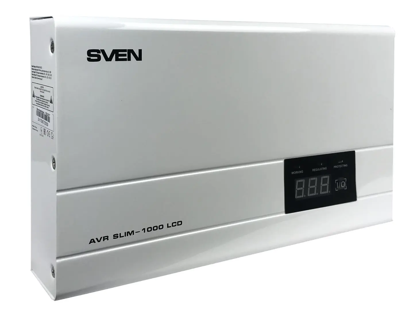 Stabilizator de tensiune Sven AVR-1000 LCD Slim (White)