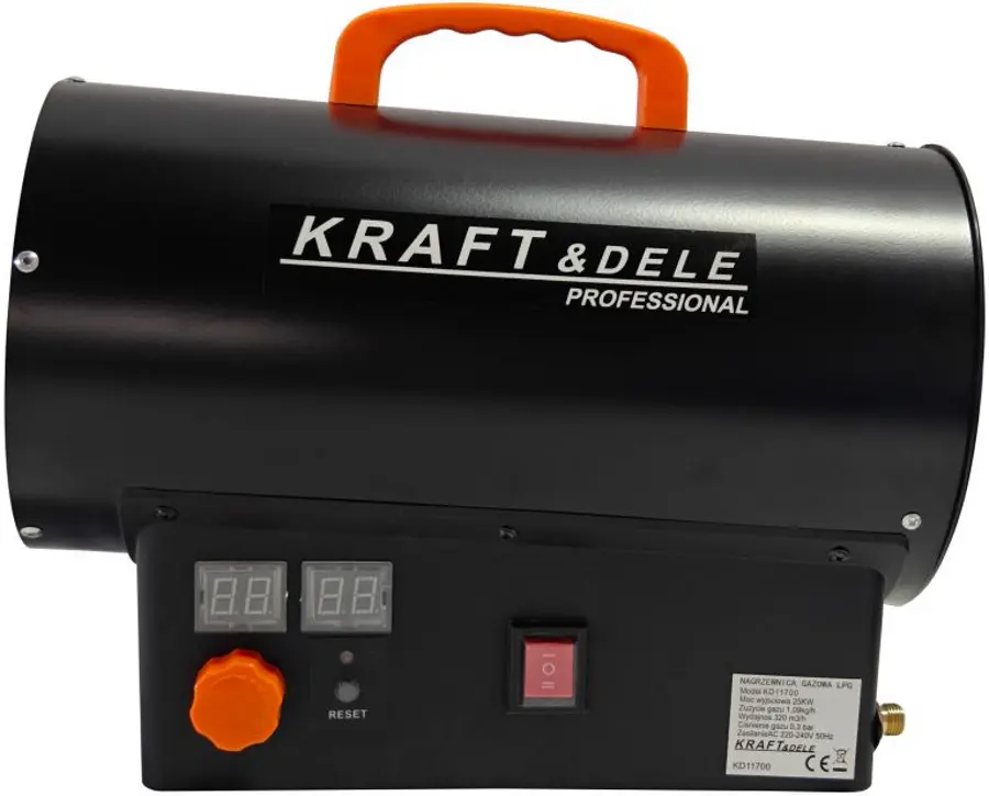 Газовая тепловая пушка Kraft&Dele Professional KD11700 (Black)