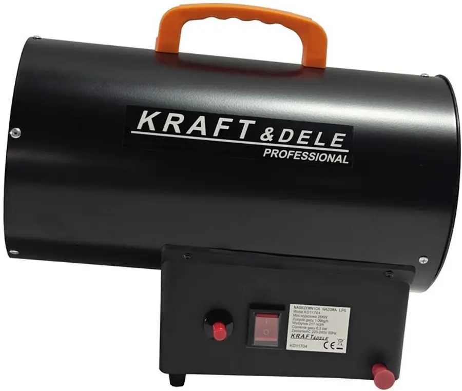 Газовая тепловая пушка Kraft&Dele Professional KD11704 (Black)