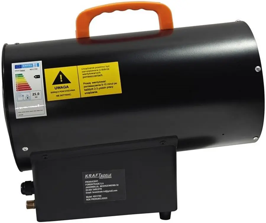 Газовая тепловая пушка Kraft&Dele Professional KD11704 (Black)