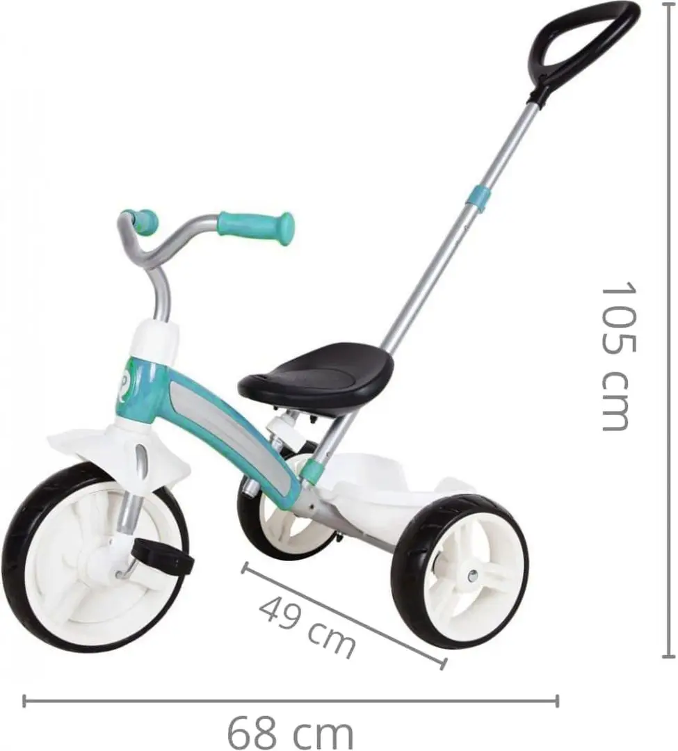 Трехколесный велосипед Qplay Elite Plus (Blue/White) - 2