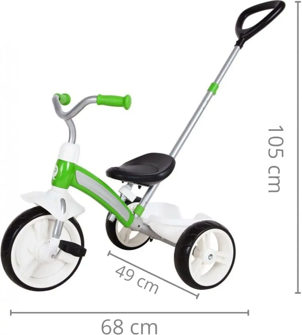 Трехколесный велосипед Qplay Elite Plus (Green/White) - 2