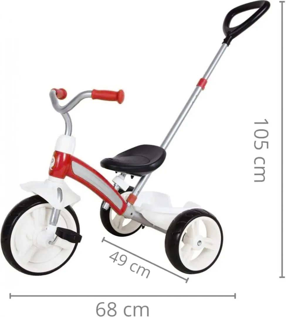 Трехколесный велосипед Qplay Elite Plus (Red/White) - 6