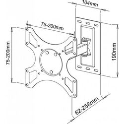 Suport pentru televizor SBOX LCD-2901 (19