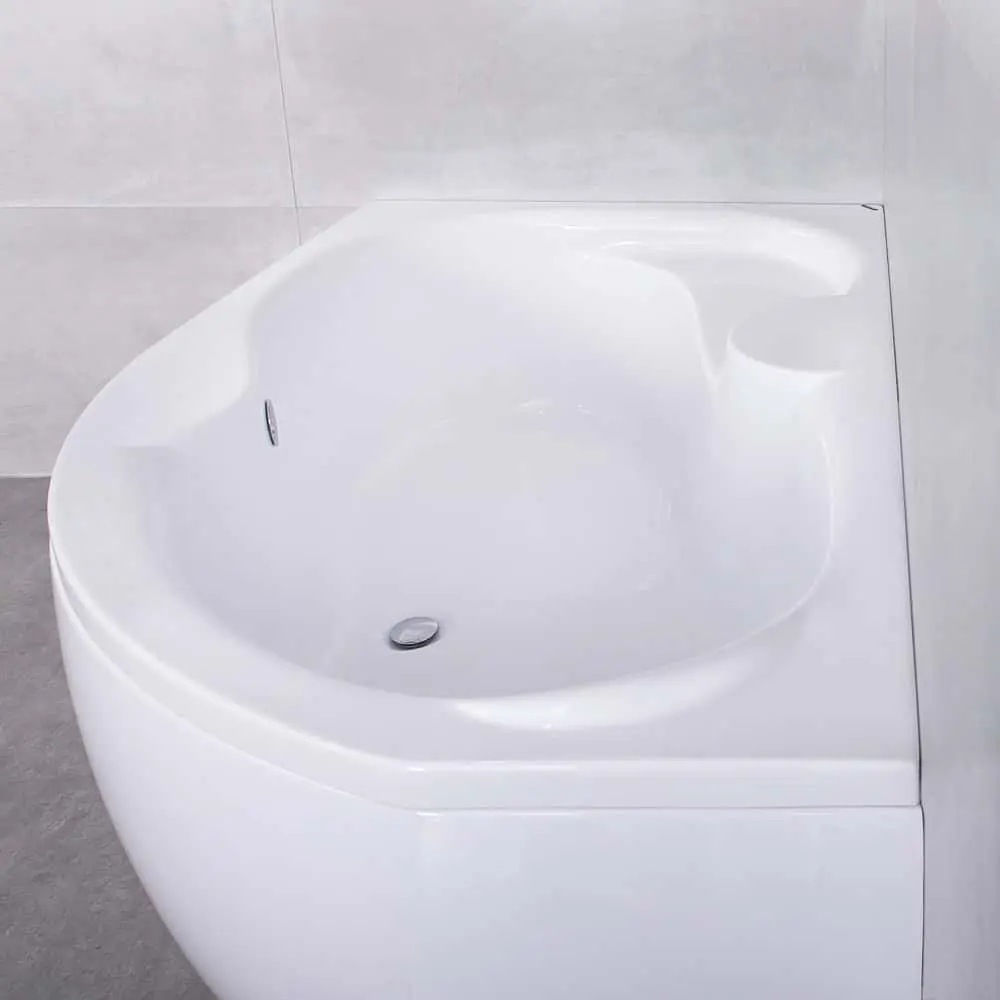 Сada de baie Bonito Home Arizona 170x105 Left (White)