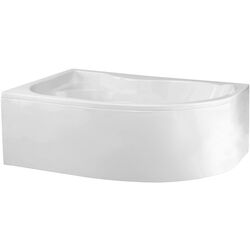 Cada de baie Polimat Dora 170x110 Left (White ) Thumb