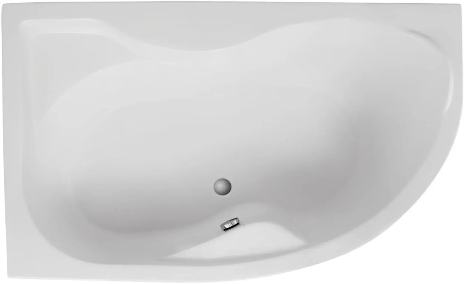 Cada de baie Polimat Dora 170x110 Left (White )