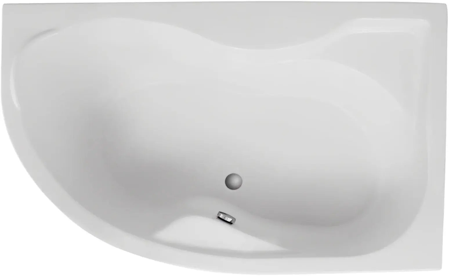 Cada de baie Polimat Dora 170x110 Right (White)