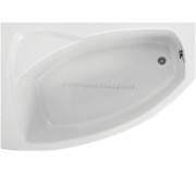 Cada de baie Polimat Frida 140x90 Left (White)