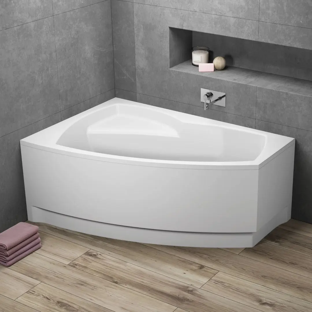 Cada de baie Polimat Frida 150x100 Left (White)