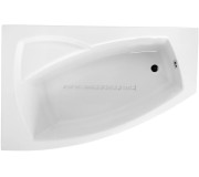 Cada de baie Polimat Frida 160x105 Left (White)