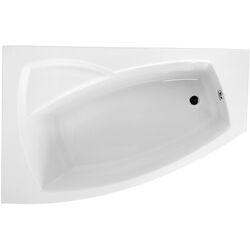 Cada de baie Polimat Frida 160x105 Left (White)