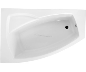 Cada de baie Polimat Frida 160x105 Left (White)