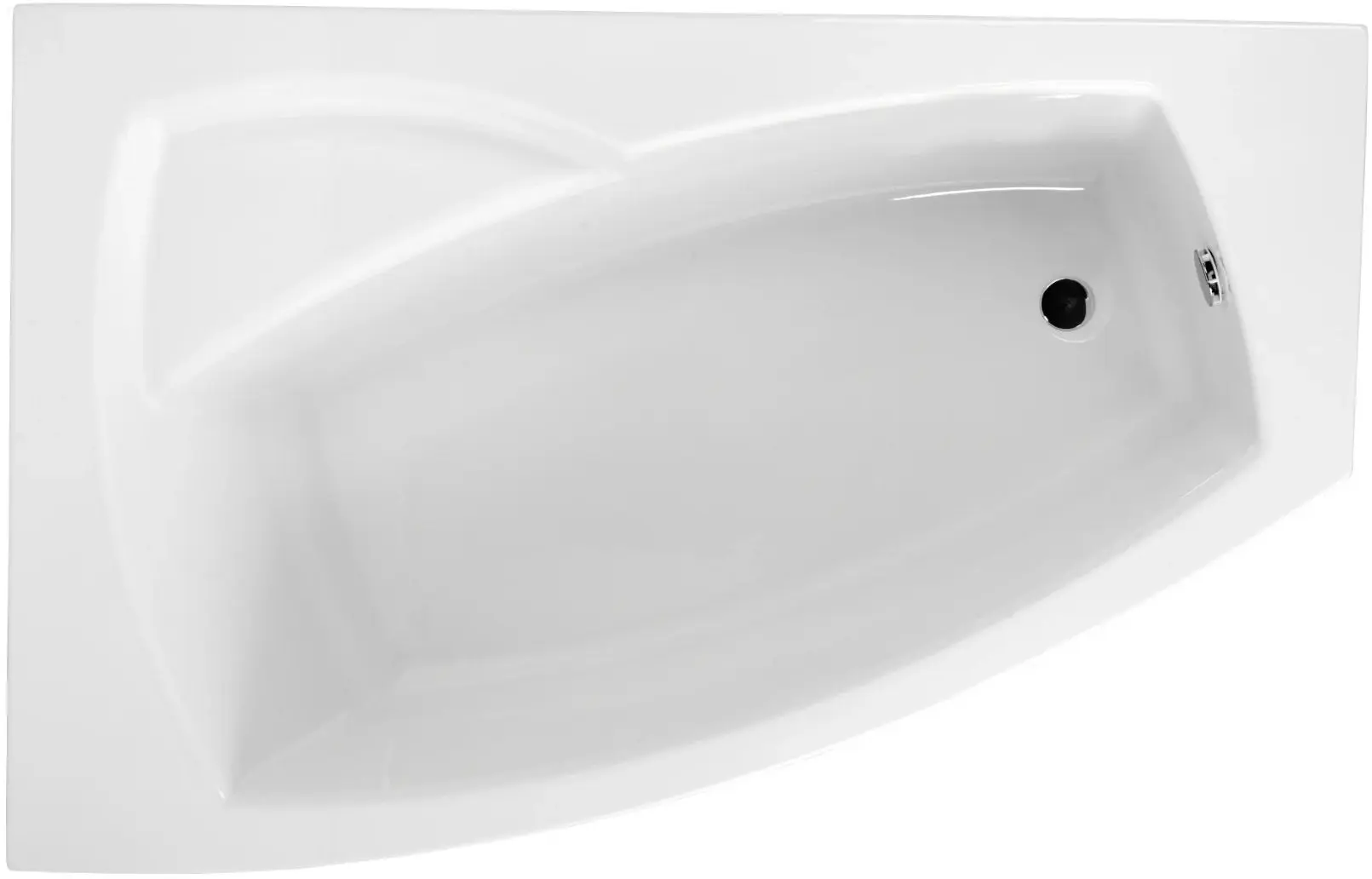 Ванна Polimat Frida 160x105 Left (White)