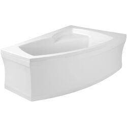 Cada de baie Polimat Frida 160x105 Right (White) Thumb