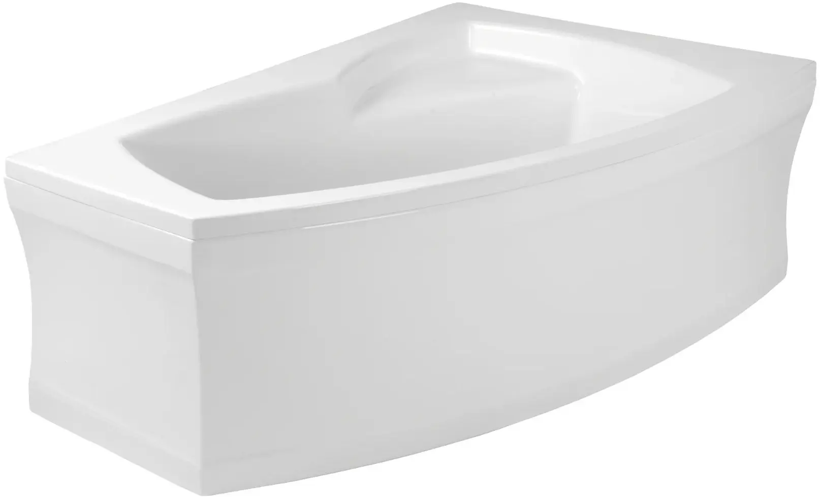 Cada de baie Polimat Frida 160x105 Right (White)