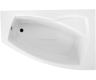 Cada de baie Polimat Frida 160x105 Right (White)