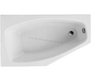 Cada de baie Polimat Marika 140x80 Left (White)