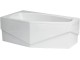 Cada de baie Polimat Marika 140x80 Left (White)