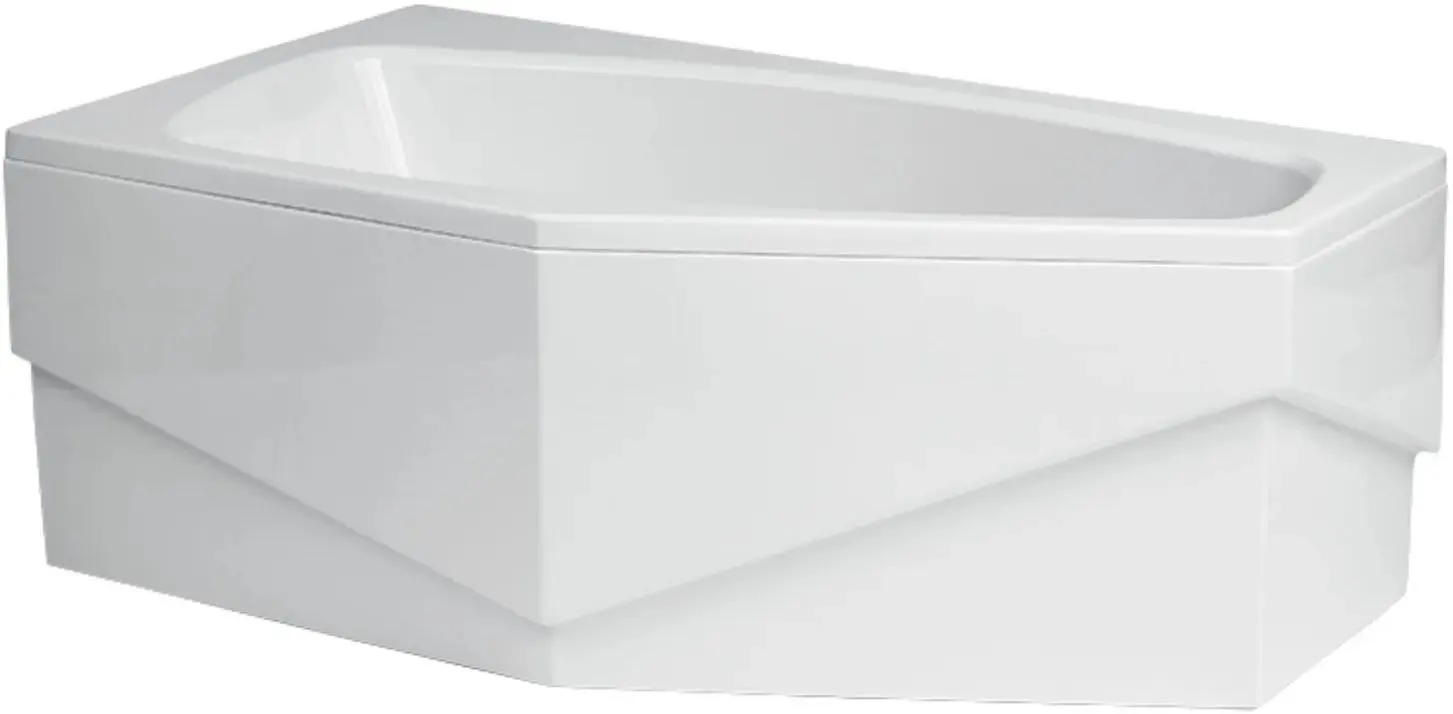 Cada de baie Polimat Marika 140x80 Left (White)