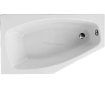 Cada de baie Polimat Marika 140x80 Left (White)